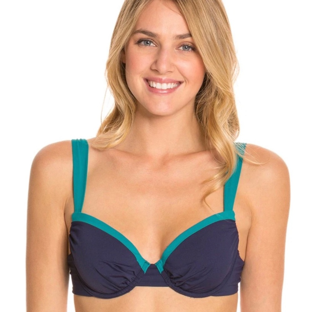 Tommy Bahama deck piping full coverage decker bra